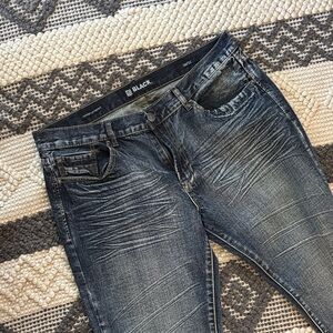 Black Brand Relaxed Fit Denim Jeans